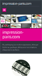 Mobile Screenshot of impression-paris.com