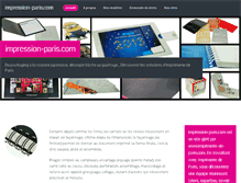 Tablet Screenshot of impression-paris.com